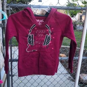 Girls hoodie “ Rock to your own beat”